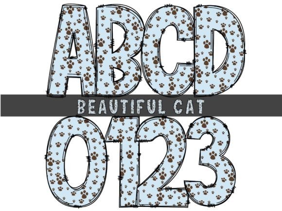 Beautiful Cat: A Display Font for Whimsical Branding