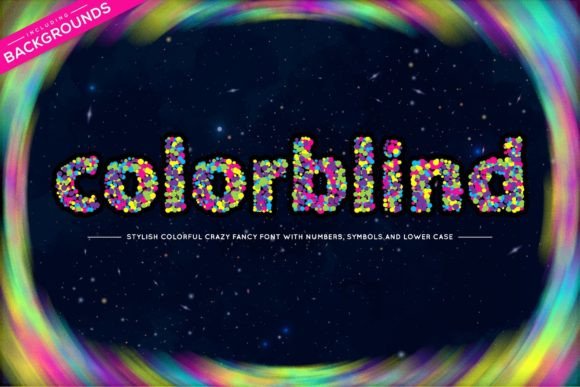 Colorblind: A Vibrant Color Font for Modern Design