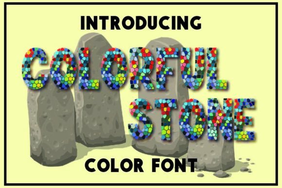 Colorful Stone: A Unique Color Font for Modern Design