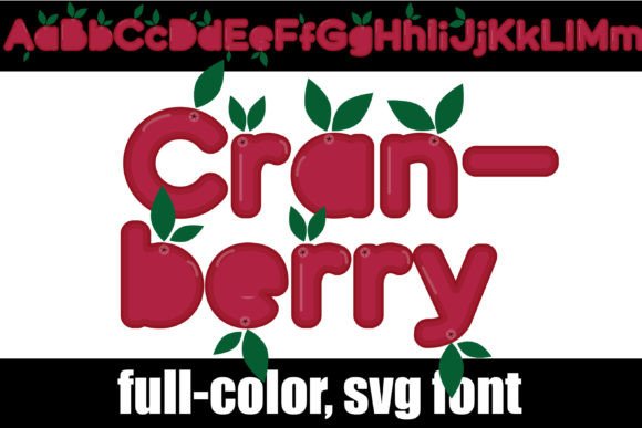 Cranberry: A Colorful Font for Cozy Autumn Design
