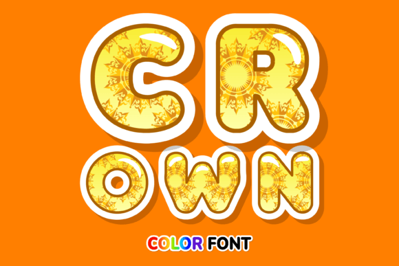 Crown: The Diadem-Inspired Color Font for Modern Design