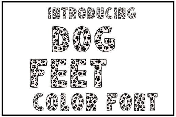 Designing with Heart: The Dog Feet Font for Authentic Branding