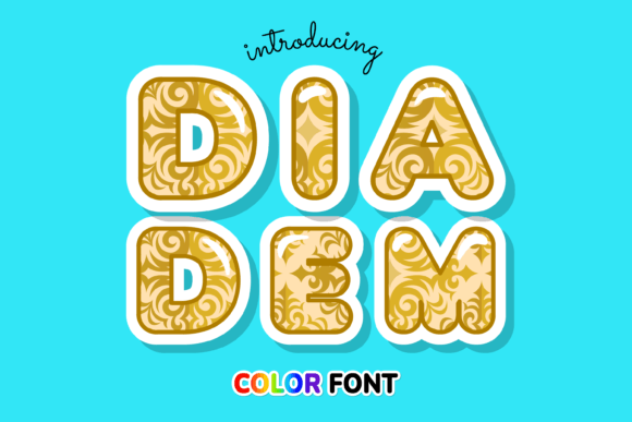 Diadem: A Color Font for Regal Design