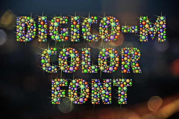Digico - M: A Unique Color Font for Vibrant Designs
