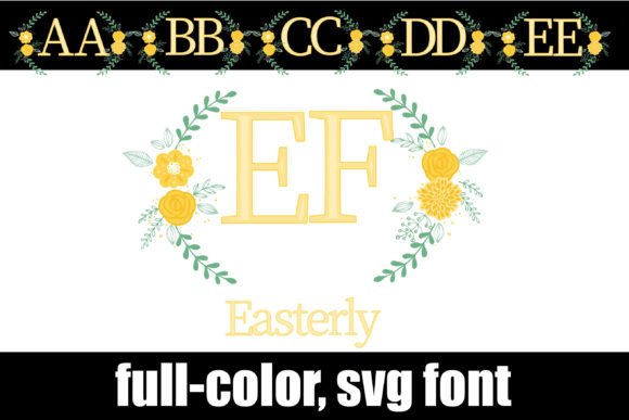 Easterly Monogram: Modern Typography for Seasonal Design