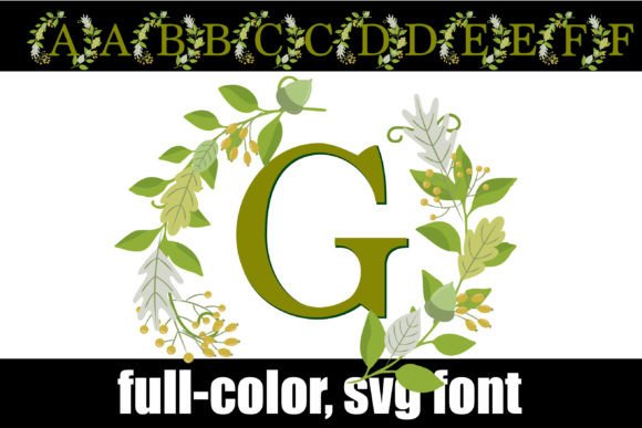 Gather Green Monogram: A Celtic-Inspired Font for Modern Design