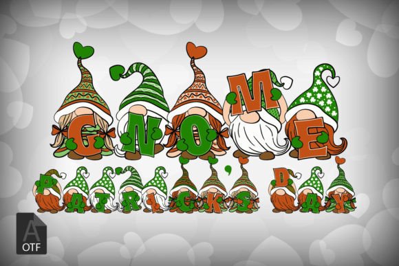 Gnome Patrick's Day: A Vibrant Color Font for Modern Design