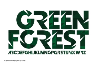 Green Forest: The Color Font for Dynamic Visual Identity