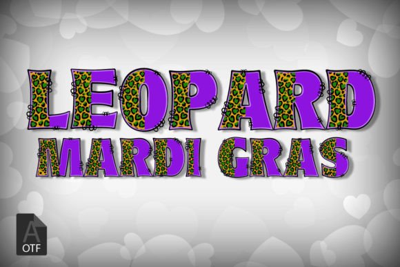 Leopard Mardi Gras: A Dynamic Color Font for Modern Design
