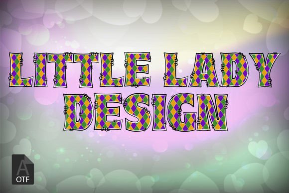 Mardi Gras Plaid: A Bold Font for Festive Design
