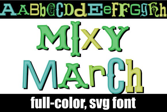 Mixy March: A Playful Font for Festive Design
