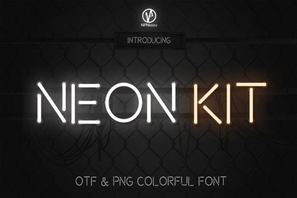 Neon Kit: A Nostalgic Color Font for Modern Design