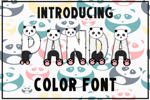 Panda: A Charming Color Font for Modern Design