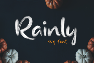 Rainly Typeface: Elevating Modern Design with Dynamic Brushwork