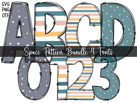 Space Pattern: A Bold Font for Cosmic Creativity