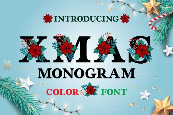 Xmas Monogram: Elevate Your Holiday Designs